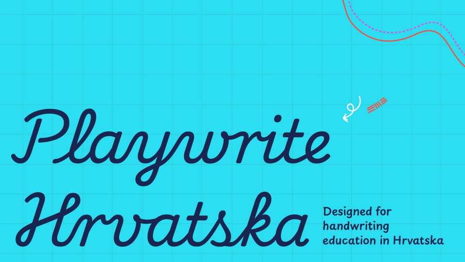 Playwrite Hrvatska Font › Fontesk