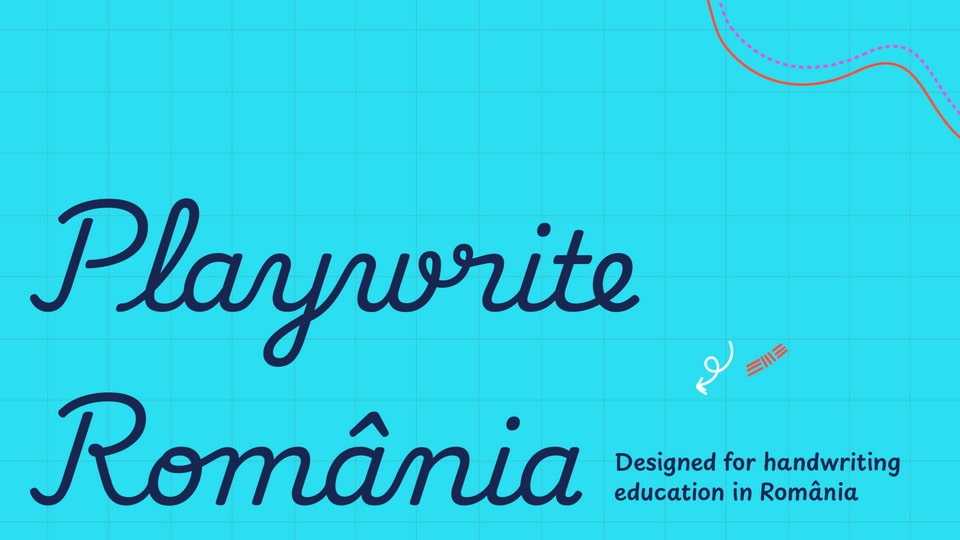 Playwrite România Font › Fontesk