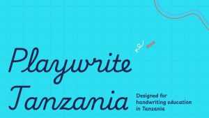 Playwrite Tanzania Font › Fontesk