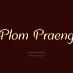 Plom Praeng Script Font