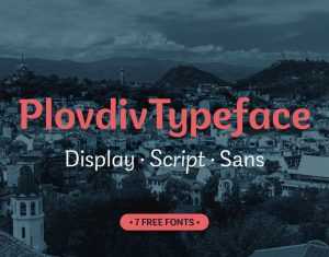 Plovdiv Font