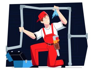 Plumber Vector Illustration (AI)