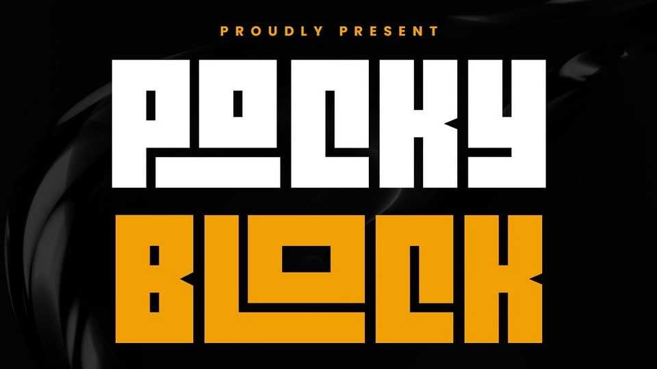 Pocky Block Font › Fontesk