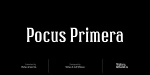 Pocus Primera Serif Font