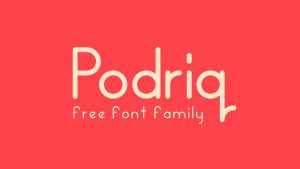 Podriq Typeface › Fontesk