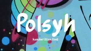 Polsyh Font › Fontesk