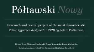Poltawski Nowy Typeface › Fontesk
