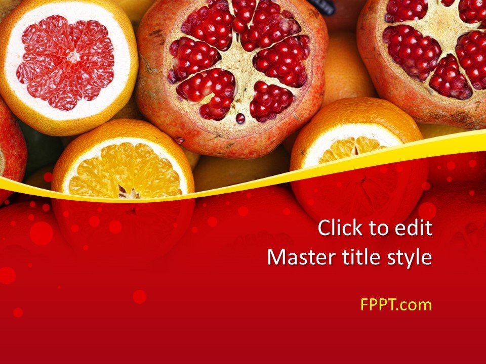 Pomegranate PowerPoint Template