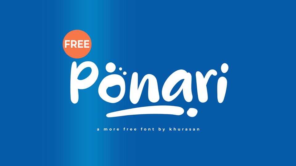 Ponari Font › Fontesk