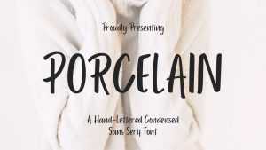 Porcelain Font › Fontesk