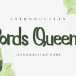 Pords Queens Script Font