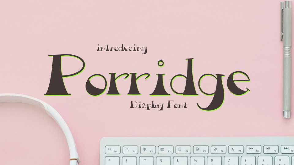 Porridge Font › Fontesk