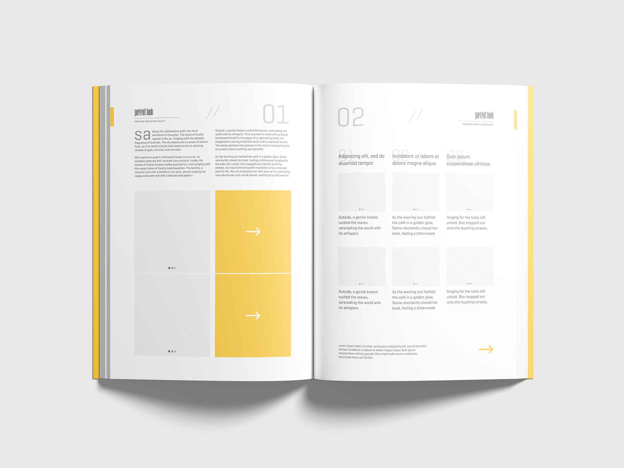 Portrait Softcover Book Mockup