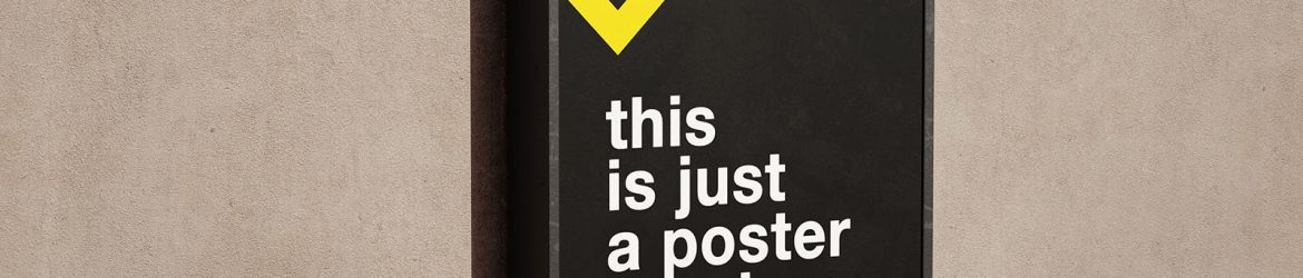 Poster frames on the wall mockup - Instant Download