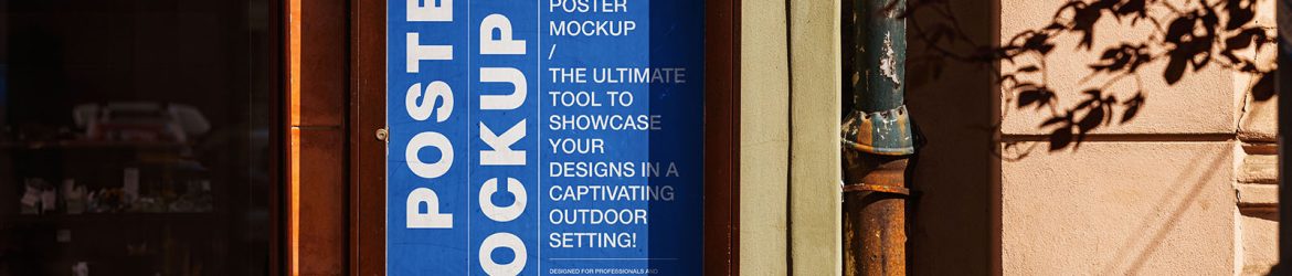 Poster in frame mockup