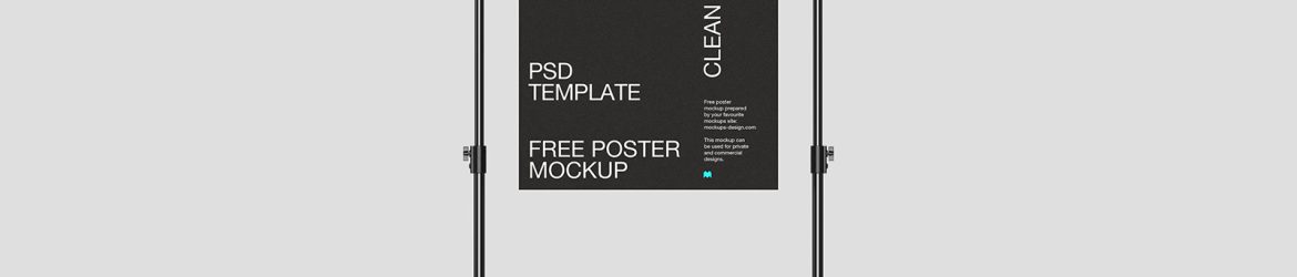 Poster on tripod mockup - Instant Download