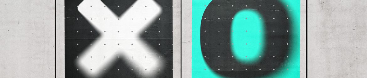 Posters on concrete wall mockup - Instant Download