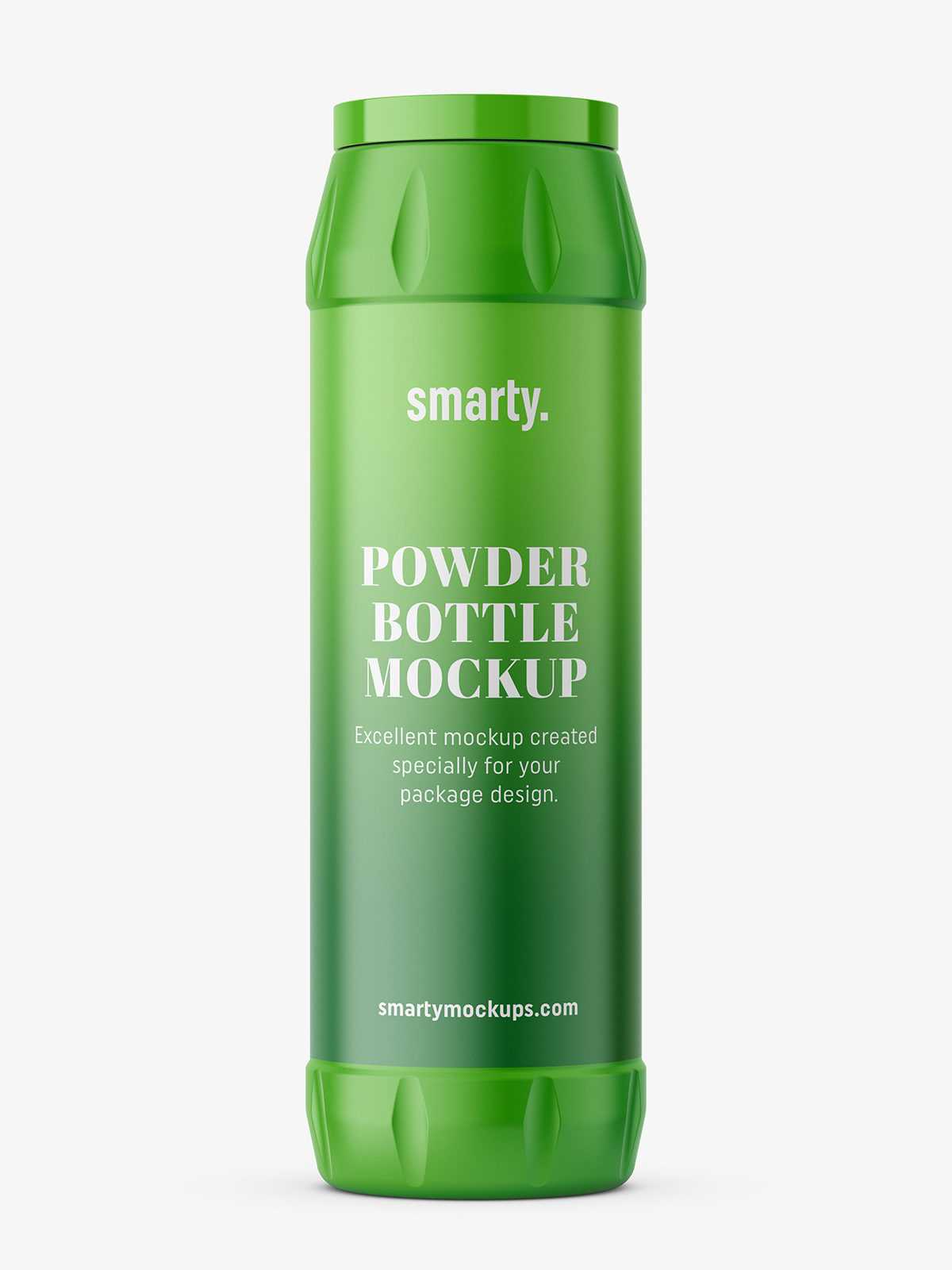 Powder bottle mockup