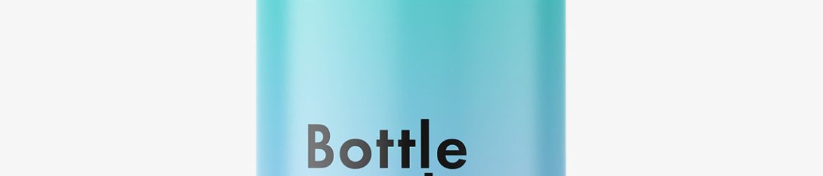 Powder bottle mockup / glossy