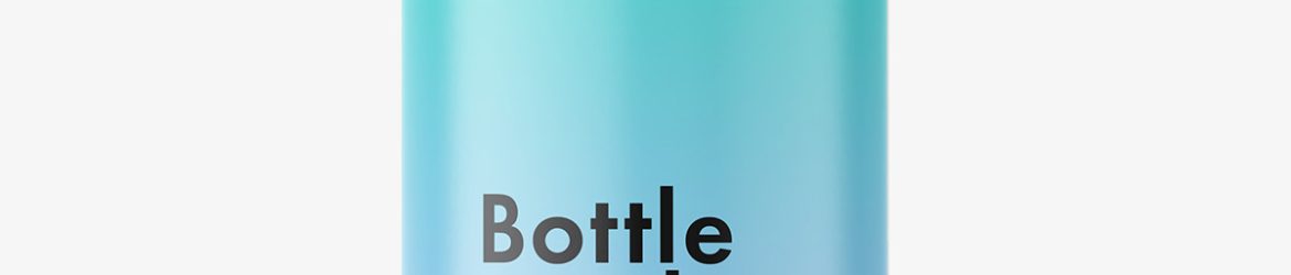 Powder bottle mockup / matt