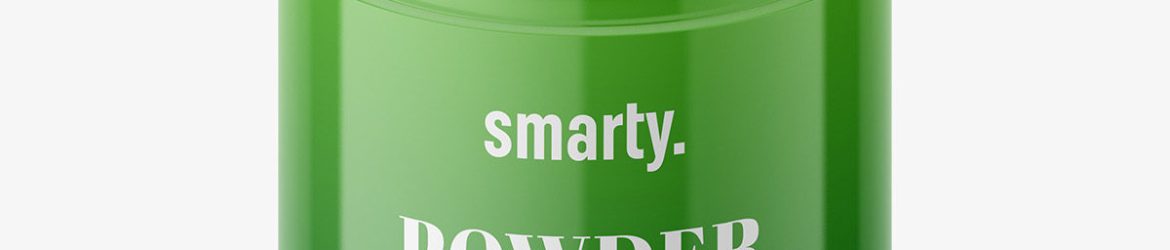 Powder jar mockup