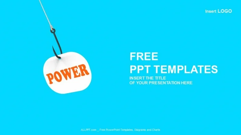Power On Hook-Business PowerPoint Templates