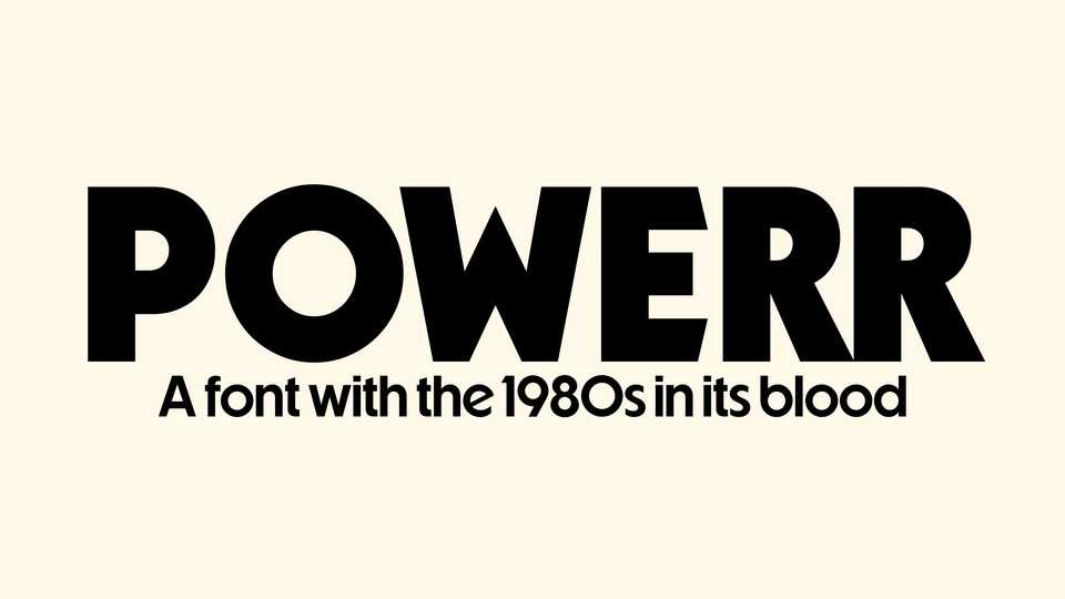 Powerr Font Family › Fontesk