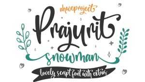 Prajurit Snowman Font › Fontesk