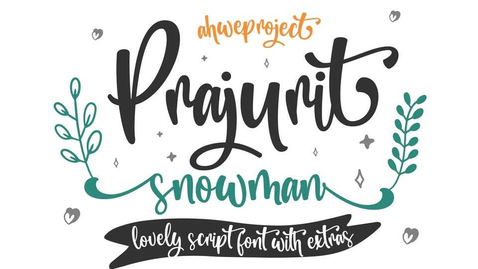 Prajurit Snowman Font › Fontesk