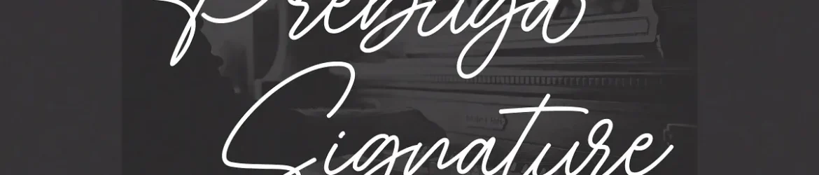 Prebuga Signature Font