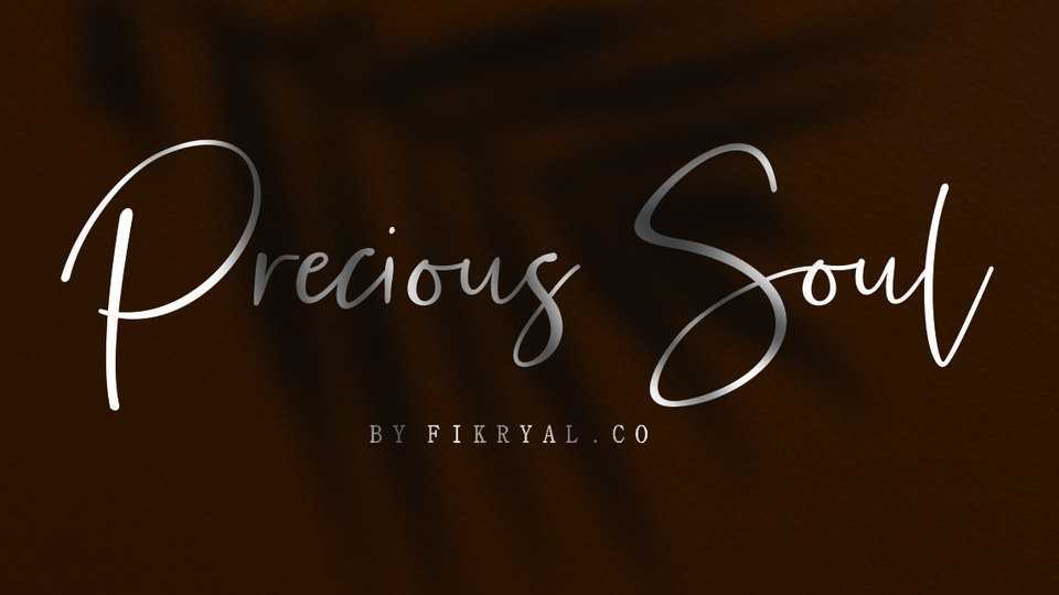 Precious Soul Font › Fontesk