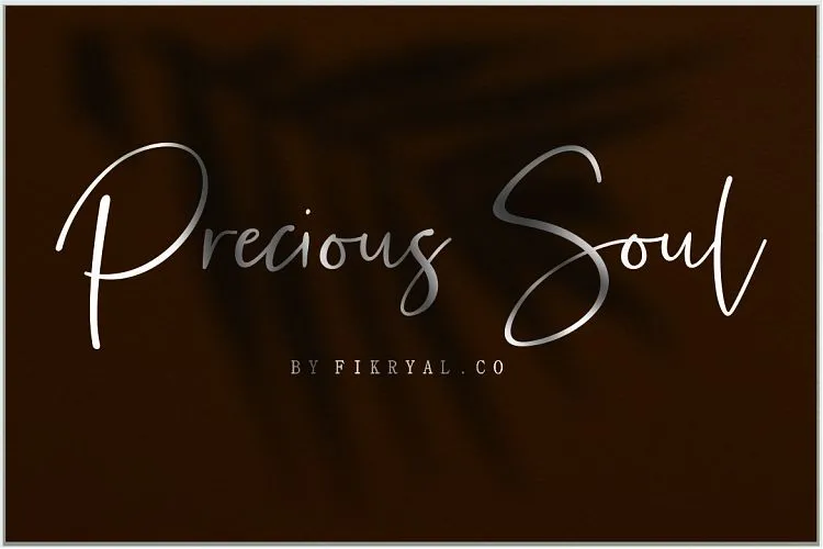 Precious Soul Script Font