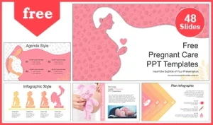 Pregnant Woman Care PowerPoint Templates