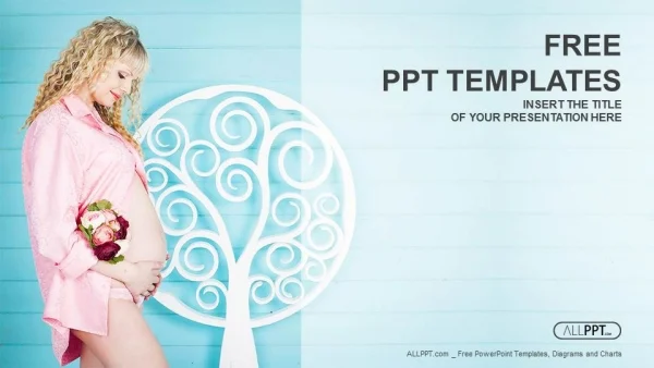 Pregnant woman PowerPoint Templates