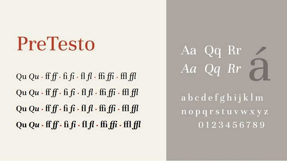 PreTesto Font Family › Fontesk