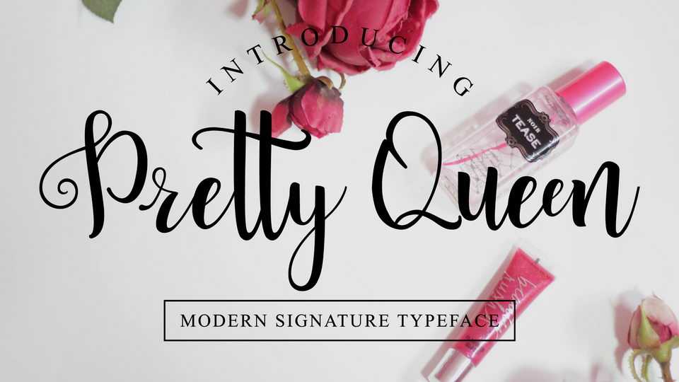 Pretty Queen Script Font › Fontesk