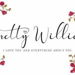 Pretty Willie Calligraphy Font