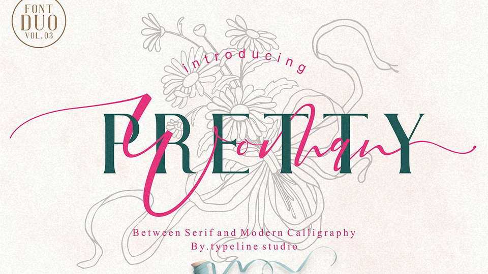 Pretty Woman Font Duo › Fontesk