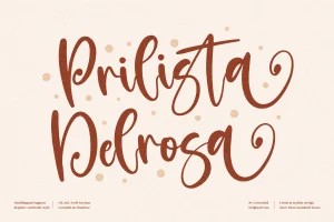 Prilista Delrosa Font