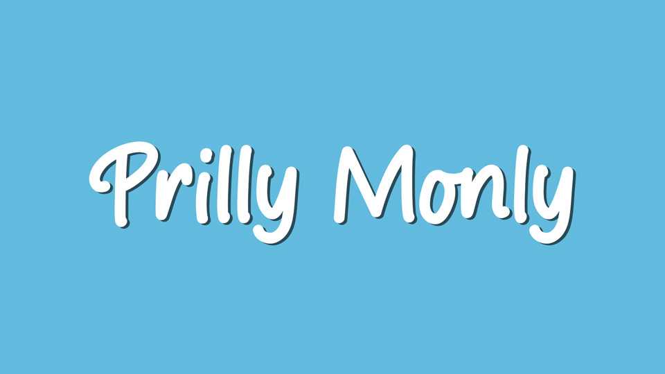 Prilly Monly Font › Fontesk