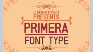 PRIMERA font