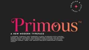 Primous Font › Fontesk