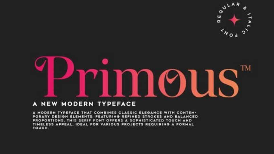 Primous Font › Fontesk