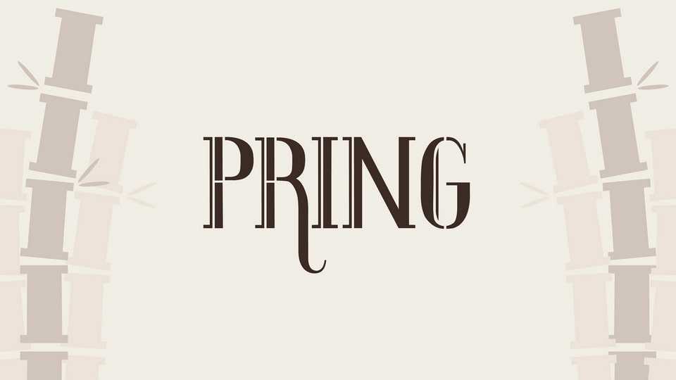 Pring Font › Fontesk