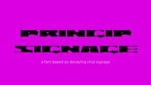 Pringip Signage Font › Fontesk