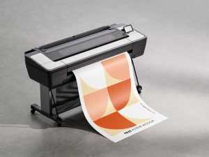 Printing poster mockup - Instant Download
