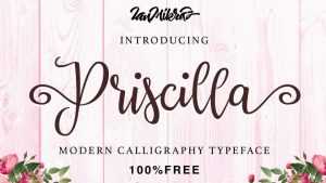 Priscilla Script › Fontesk