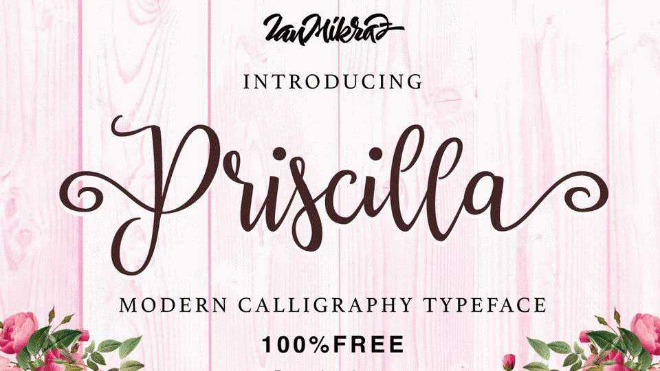 Priscilla Script › Fontesk