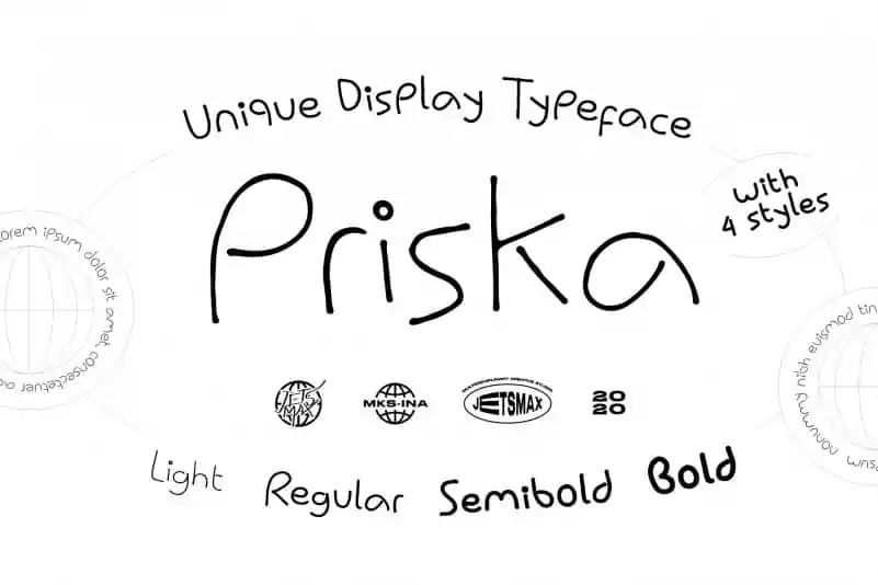 Priska Handwritten Font