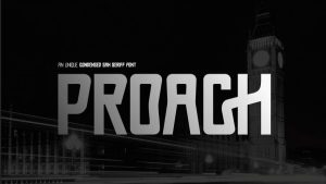 Proach Font › Fontesk